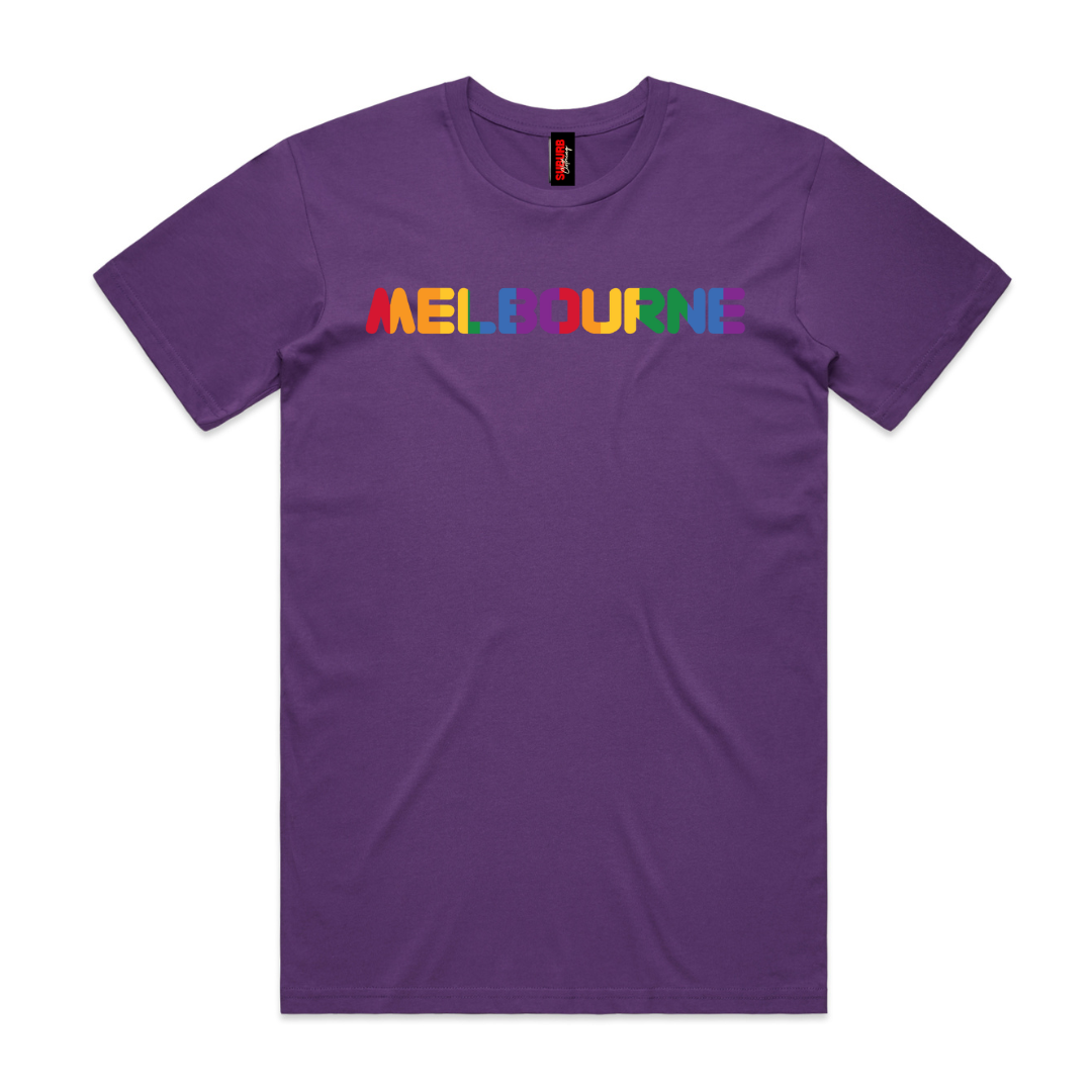 SUBURB CITIES COLLECTION TEE - MELBOURNE - PRIDE
