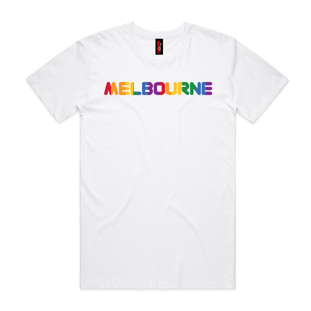 SUBURB CITIES COLLECTION TEE - MELBOURNE - PRIDE