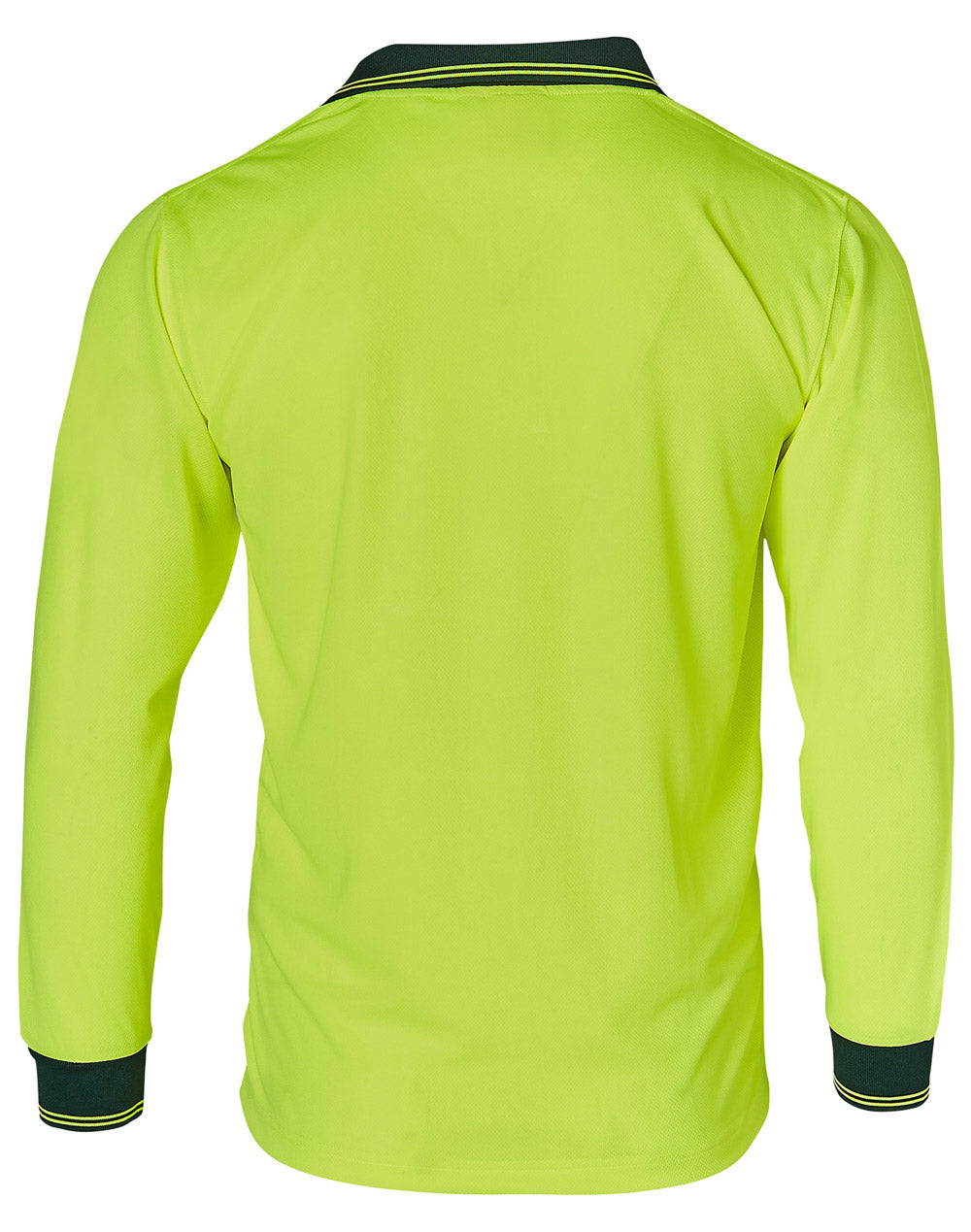 SW05CD High Visibility Long Sleeve Polo - YELLOW