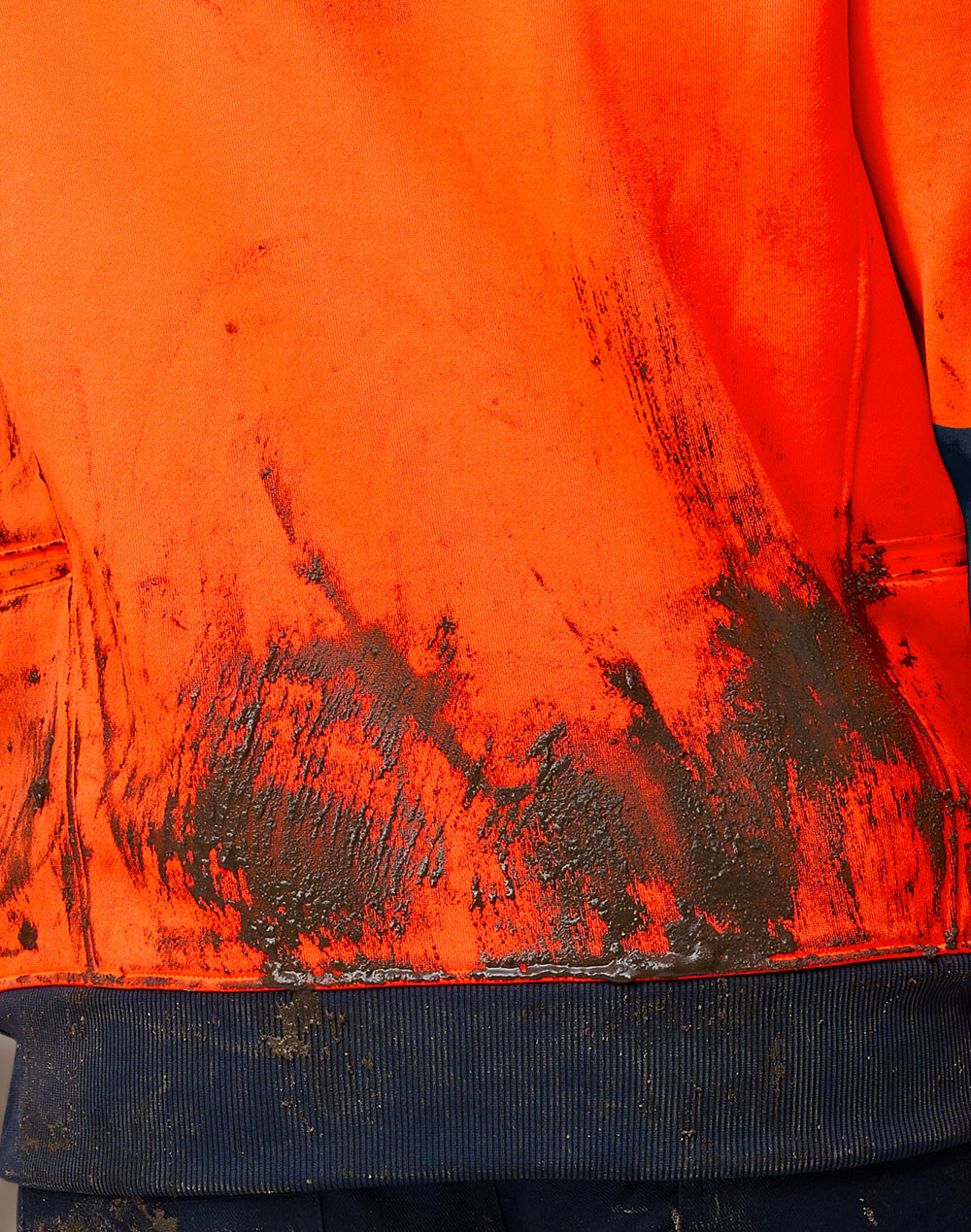 PREMIUM HI-VIS WATER & WIND RESISTANT HOODIE - ORANGE