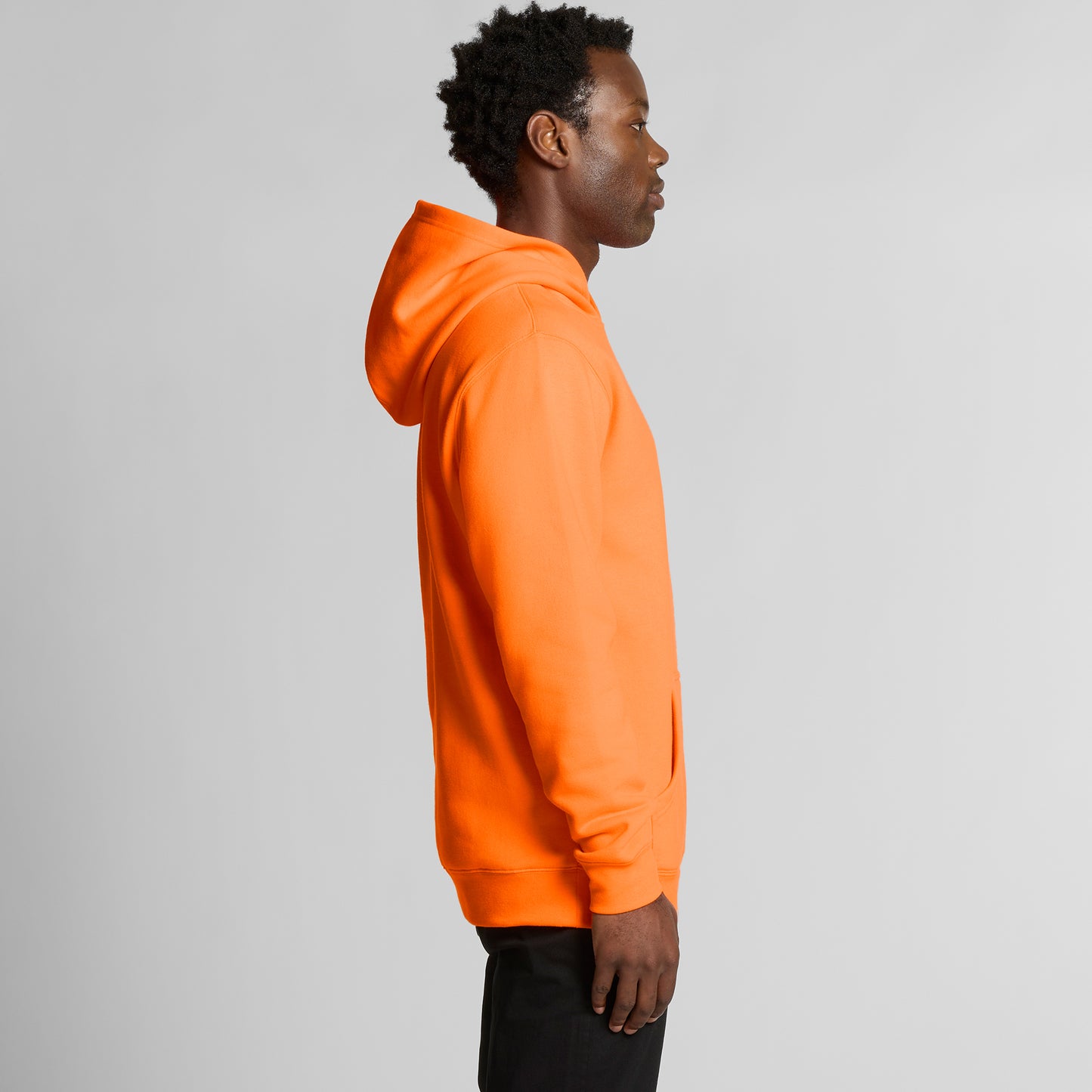 HEAVY WEIGHT HI-VIS SAFETY HOODIE - ORANGE