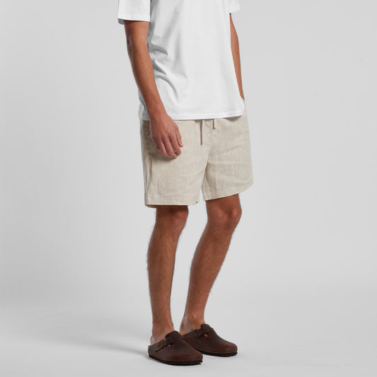 SUBURB LINEN SHORTS 18"