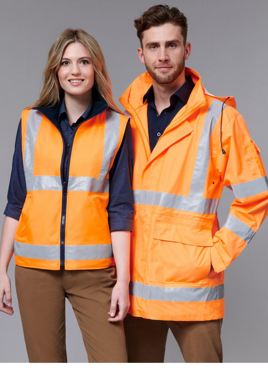 SUBURB SW77 VIC Rail Hi Vis 3 in 1 Safety Jacket and Vest - Unisex