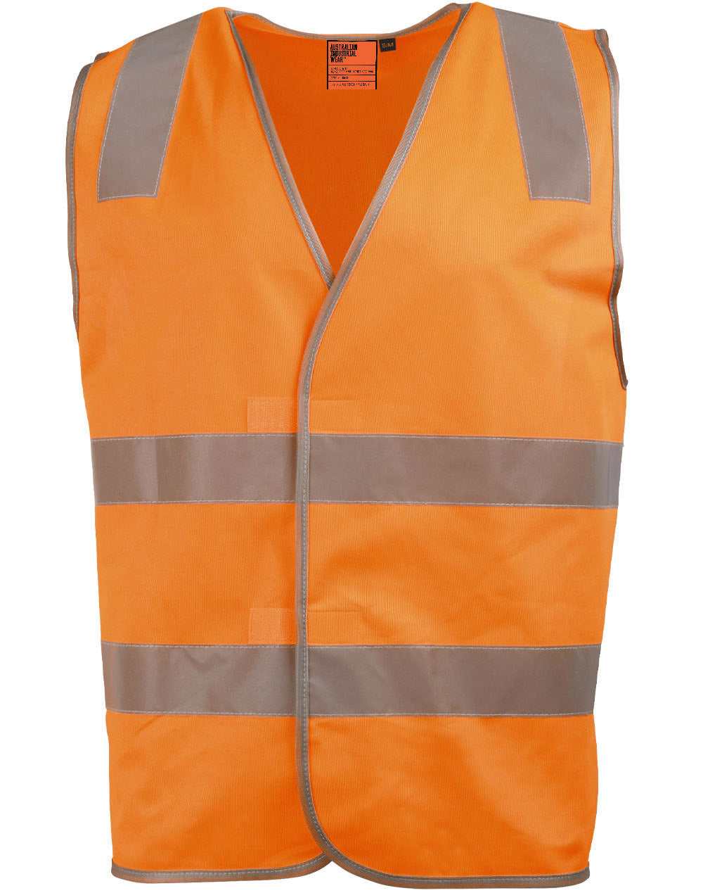 SW43 SAFETY VEST WITH SHOULDER TAPES